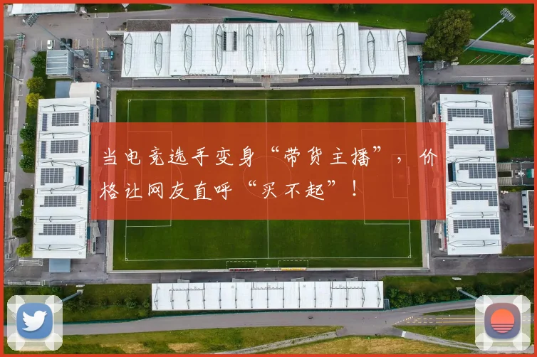 当电竞选手变身“带货主播”，价格让网友直呼“买不起”！