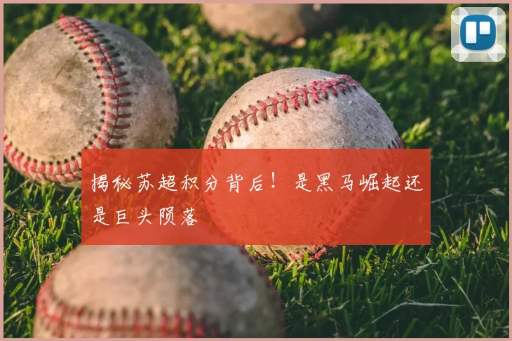揭秘苏超积分背后！是黑马崛起还是巨头陨落